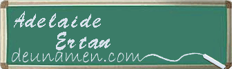 Adelaide Ertan Visitenkarte